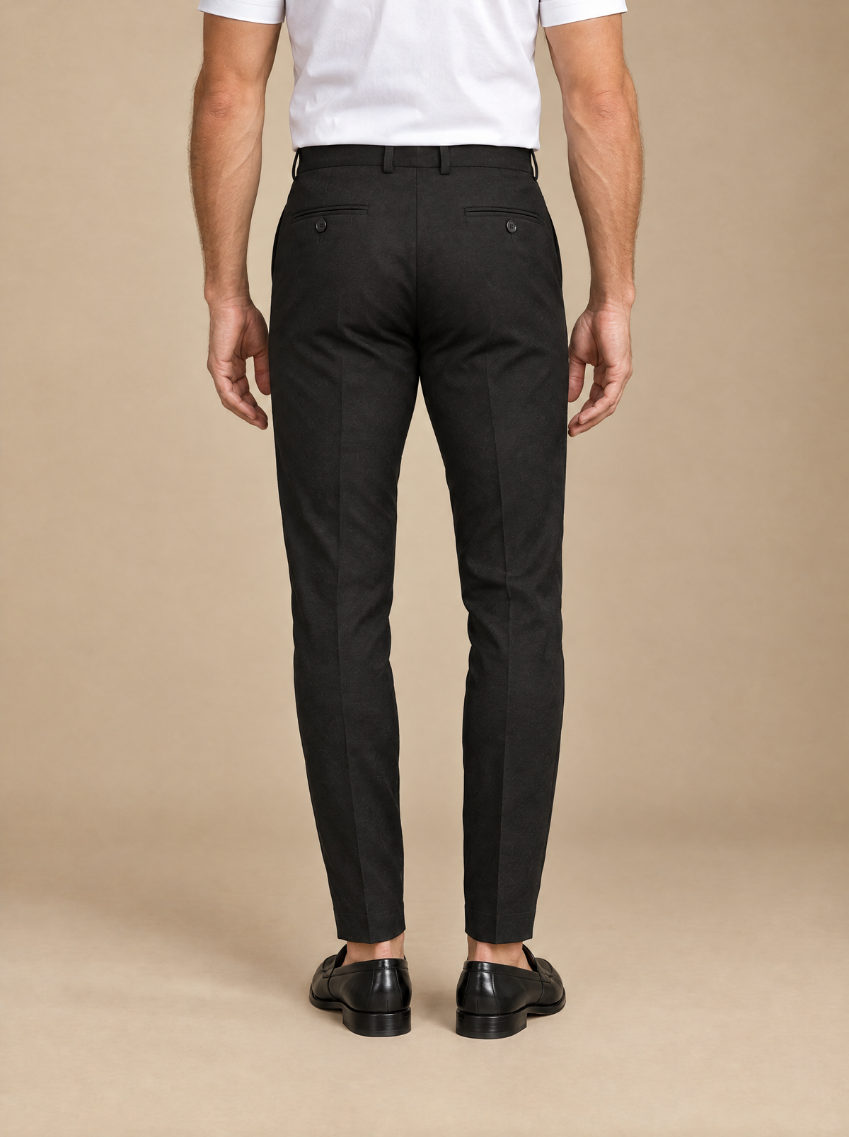 Black · The Taper Pant, back view